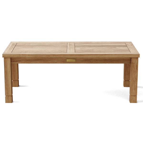 Modern Rectangular Coffee Table - Solid Wood Mid-Century Design for Living Room, Office & Lounge - Stylish & Durable Home Furniture for Small Spaces