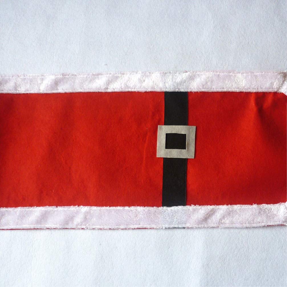 TOYANDONA Christmas Party Tablecloth - Santa Claus Design Holiday Table Runner for Dining, Buffet, Wedding & Hotel Decor - Festive Dining & Event Table Cover