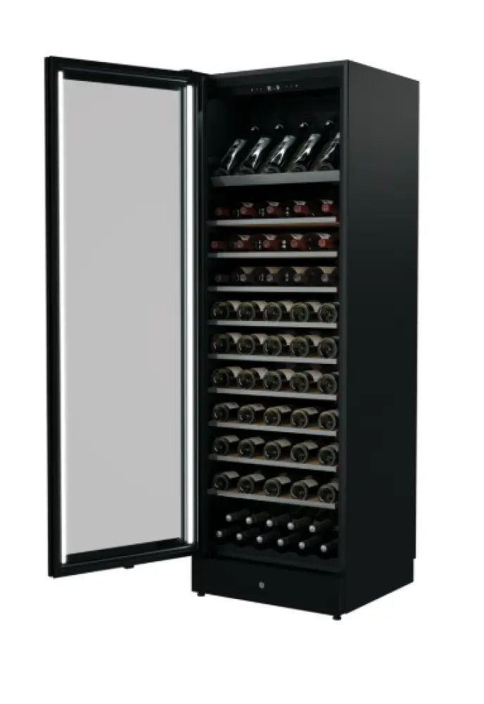 Vintec VWM198PBA L Premium 126 Bottle Left Hinge Multi-Temperature Wine Cooler - Perfect for Home, Restaurant & Wine Collector Storage