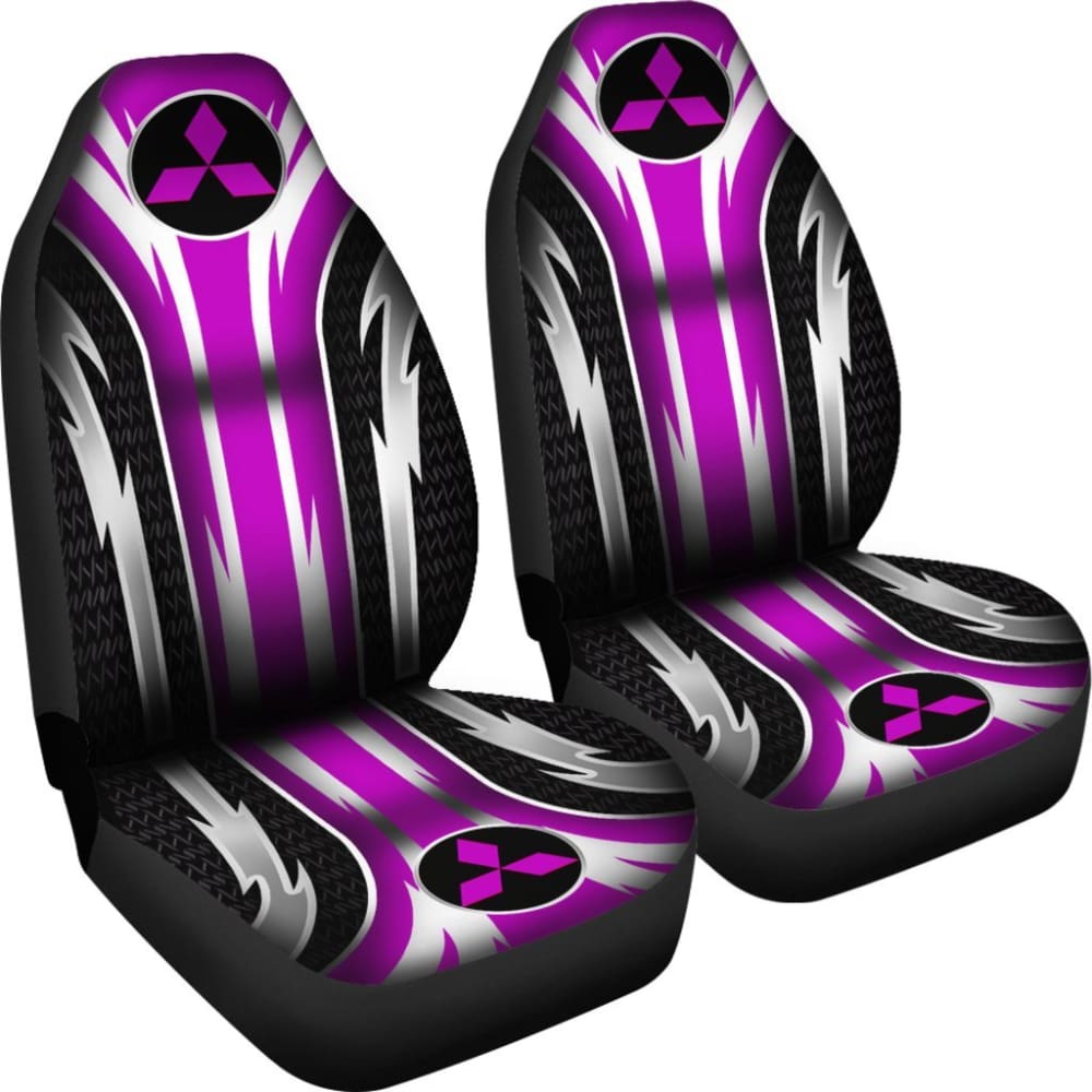 Premium 2-Piece Front Mitsubishi Seat Covers - Soft Pink (Part# 144627) | Universal Fit for Most Mitsubishi Models | Perfect for Car Interior Protection & Style Upgrade