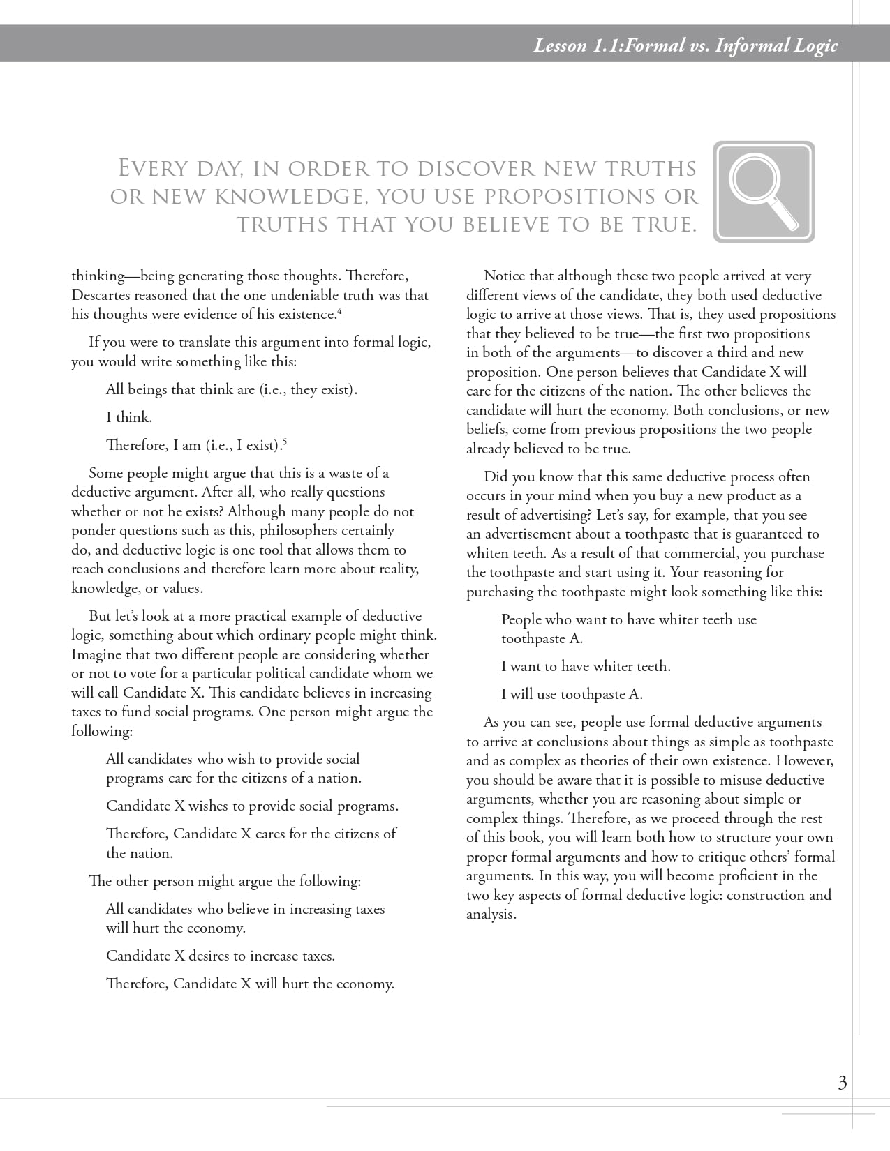**Deduction Teacher's Edition - Logic Curriculum for Homeschool & Classroom**