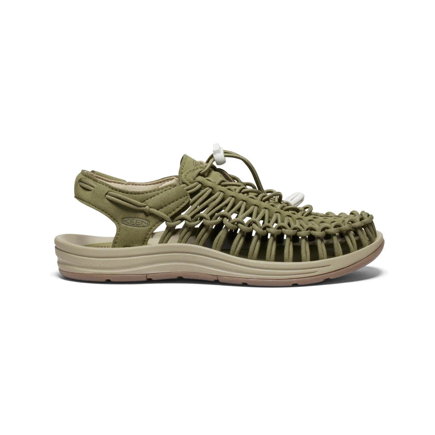 UNEEK Women's Martini Olive & Safari Sandals - Stylish & Comfortable for Casual Outings, Beach Walks & Summer Travel