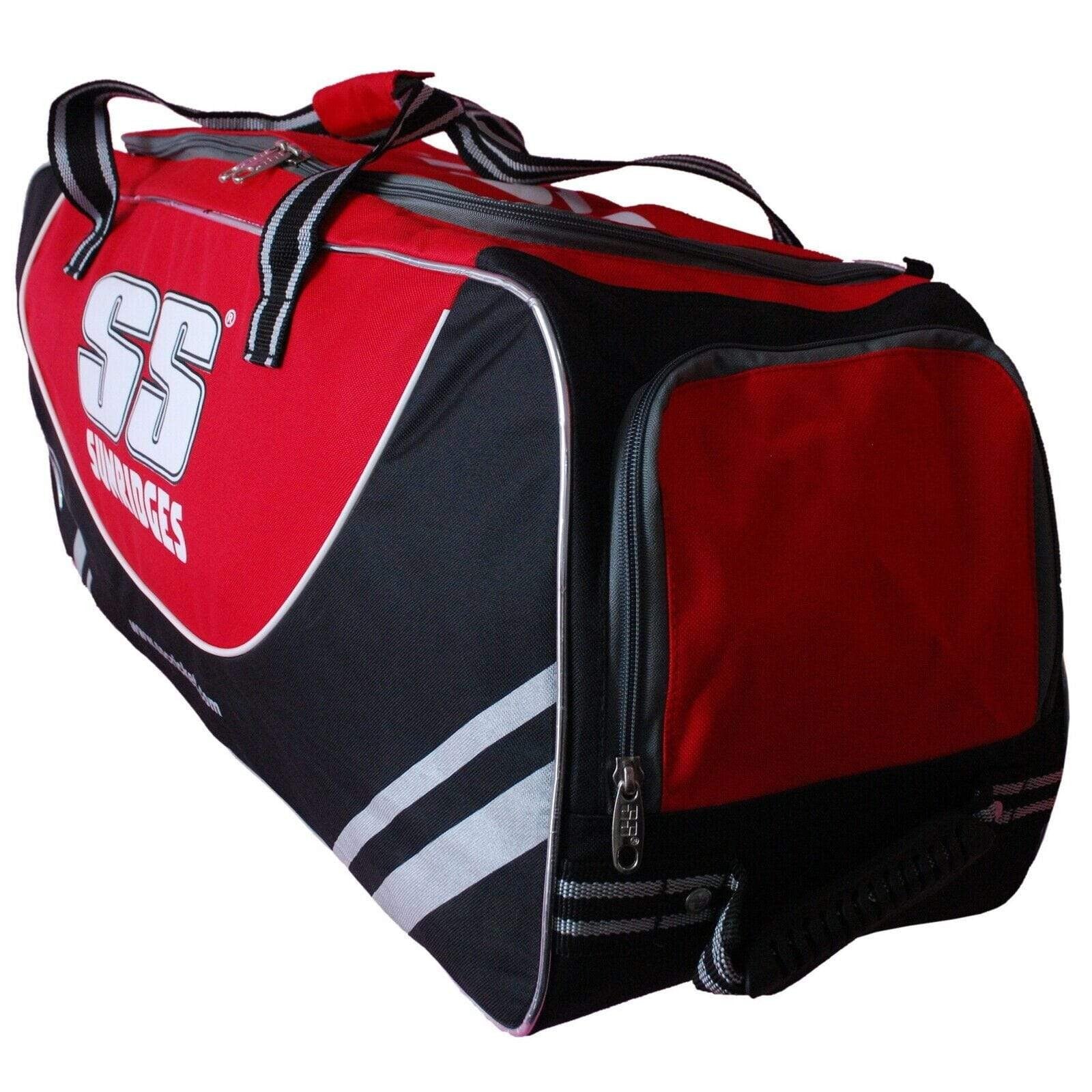 SS Ton Blast Wheelie Cricket Kit Bag - Red | Durable Cricket Equipment Bag with Wheels | Perfect for Cricket Matches, Training & Travel