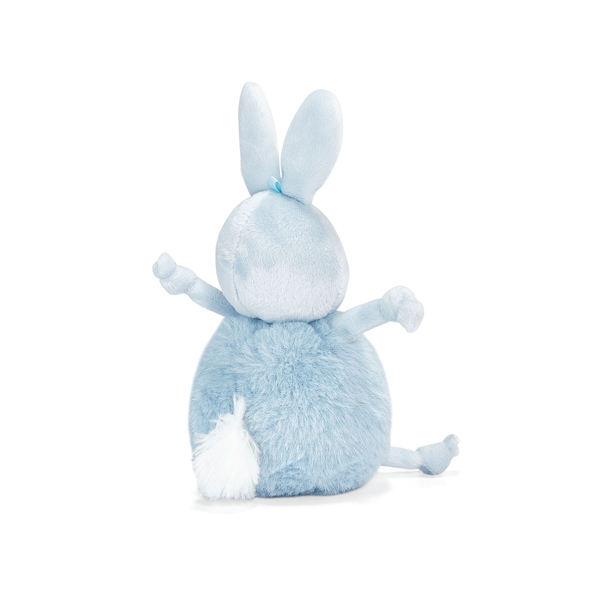 Roly Poly Maui Blue Bunny Plush Toy - Soft & Cuddly Stuffed Animal for Kids, Perfect for Gifts, Nursery Decor & Comforting Companionship