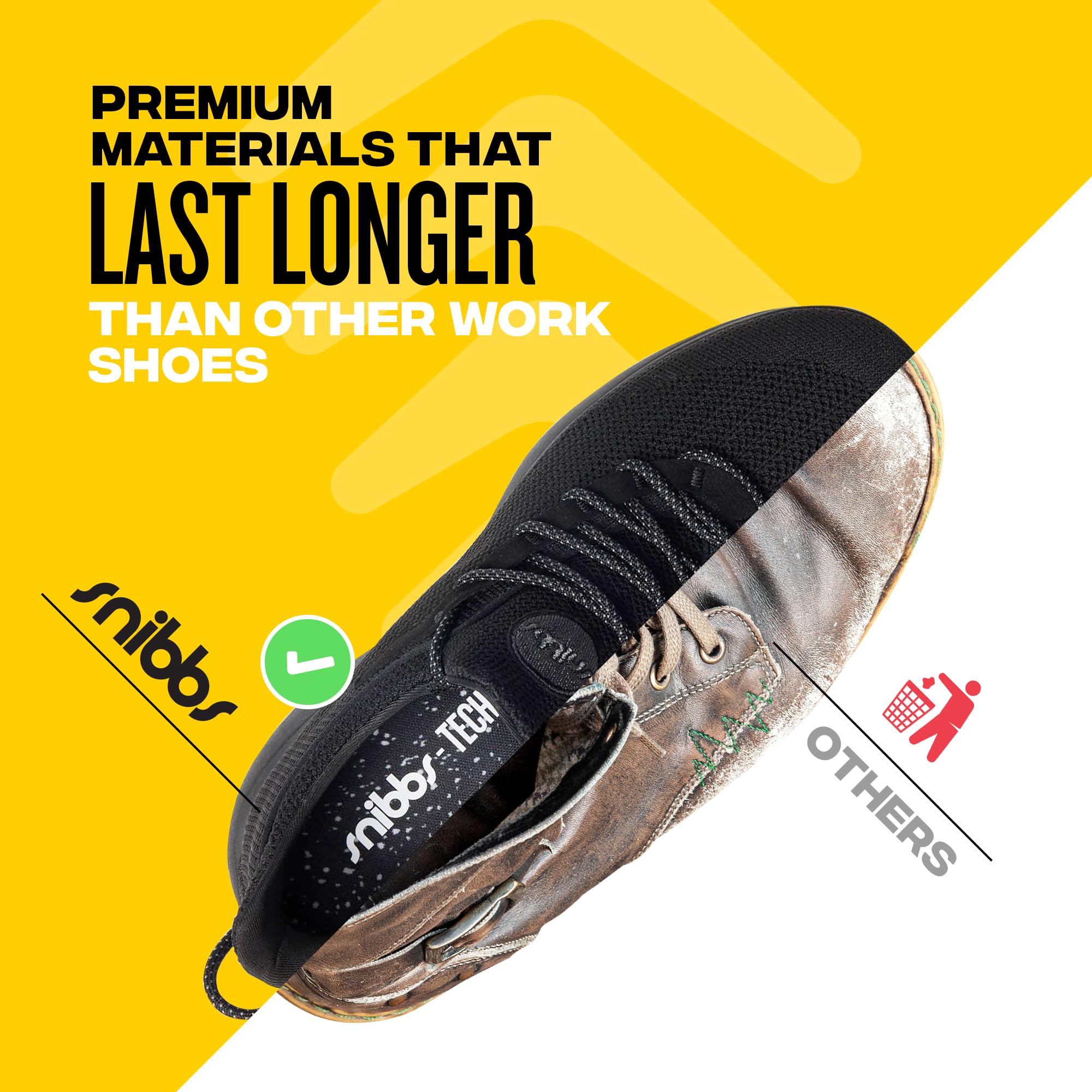 Non-Slip Work Shoes for Men & Women - Slip-Resistant Comfortable Shoes for Restaurant, Kitchen, Hospital & Daily Wear - Orbit Anti-Skid Walking Shoes