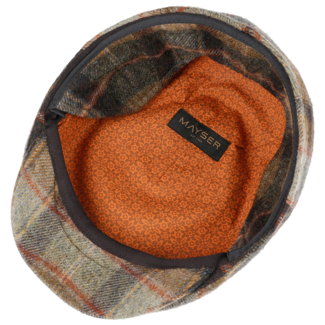 Stylish Mayser Sidney Plus British Lambswool Flat Cap for Men - Classic Winter Hat for Outdoor Activities, Travel & Casual Wear