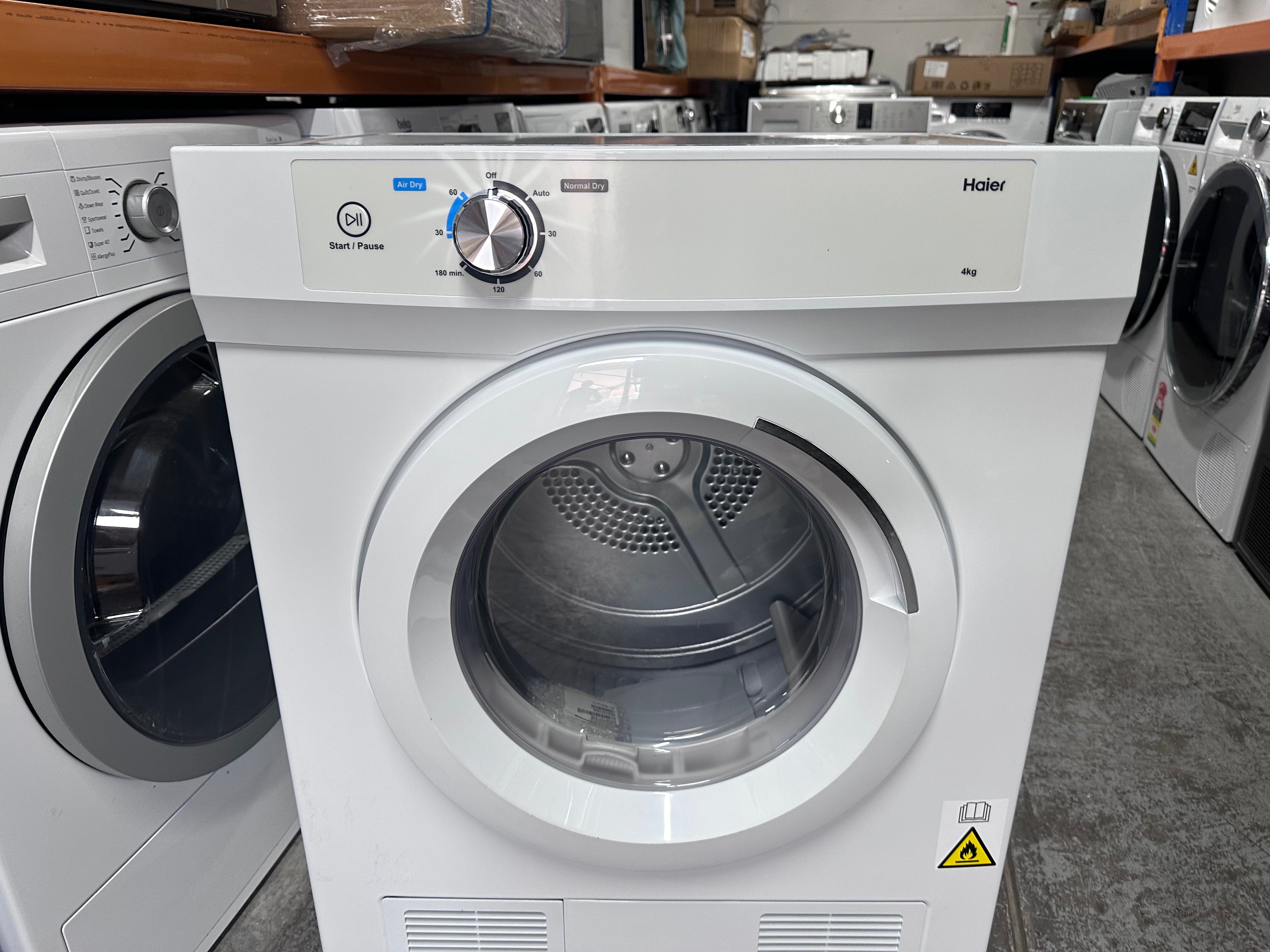 Haier 4kg Vented Sensor Dryer - Energy Efficient Laundry Appliance for Small Spaces | Perfect for Apartments, Dorms & RVs | Factory Second Quality