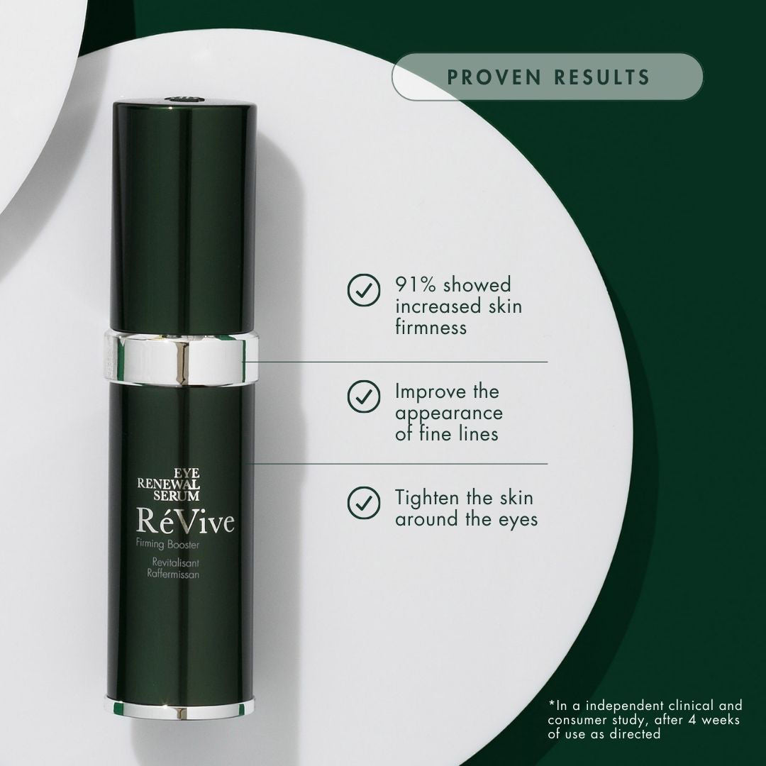 Best Eye Renewal Serum Firming Booster for Dark Circles & Wrinkles - Anti-Aging Eye Treatment for Puffy Eyes & Fine Lines - Perfect for Night & Day Skincare Routine