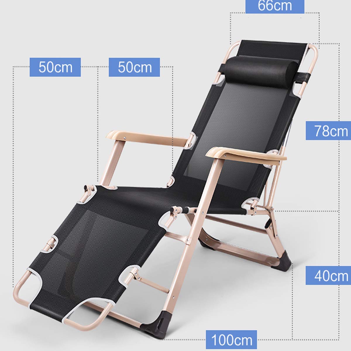 Premium Outdoor Sun Lounger Chair with Cushion - Adjustable Reclining Zero Gravity Lounge Chair for Patio, Beach, Poolside & Backyard - Portable Foldable Design for Ultimate Relaxation (Set of 2) - Perfect for Sunbathing, Reading & Outdoor Lounging