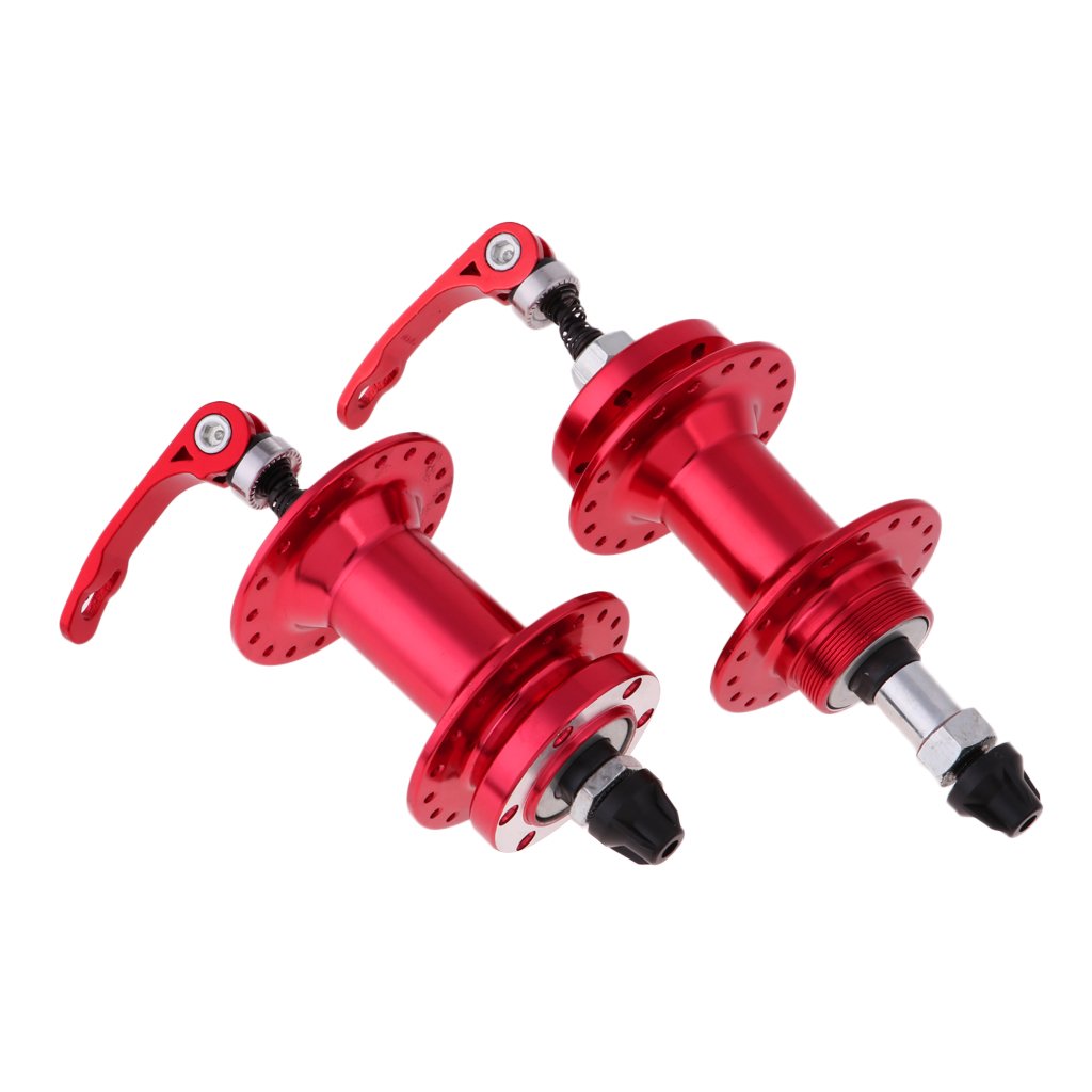 Premium Aluminum Alloy Bicycle Disc Brake Set - Front & Rear MTB Braking System with Smooth Bearing Hub | Ideal for Mountain Biking, Trail Riding & Off-Road Cycling