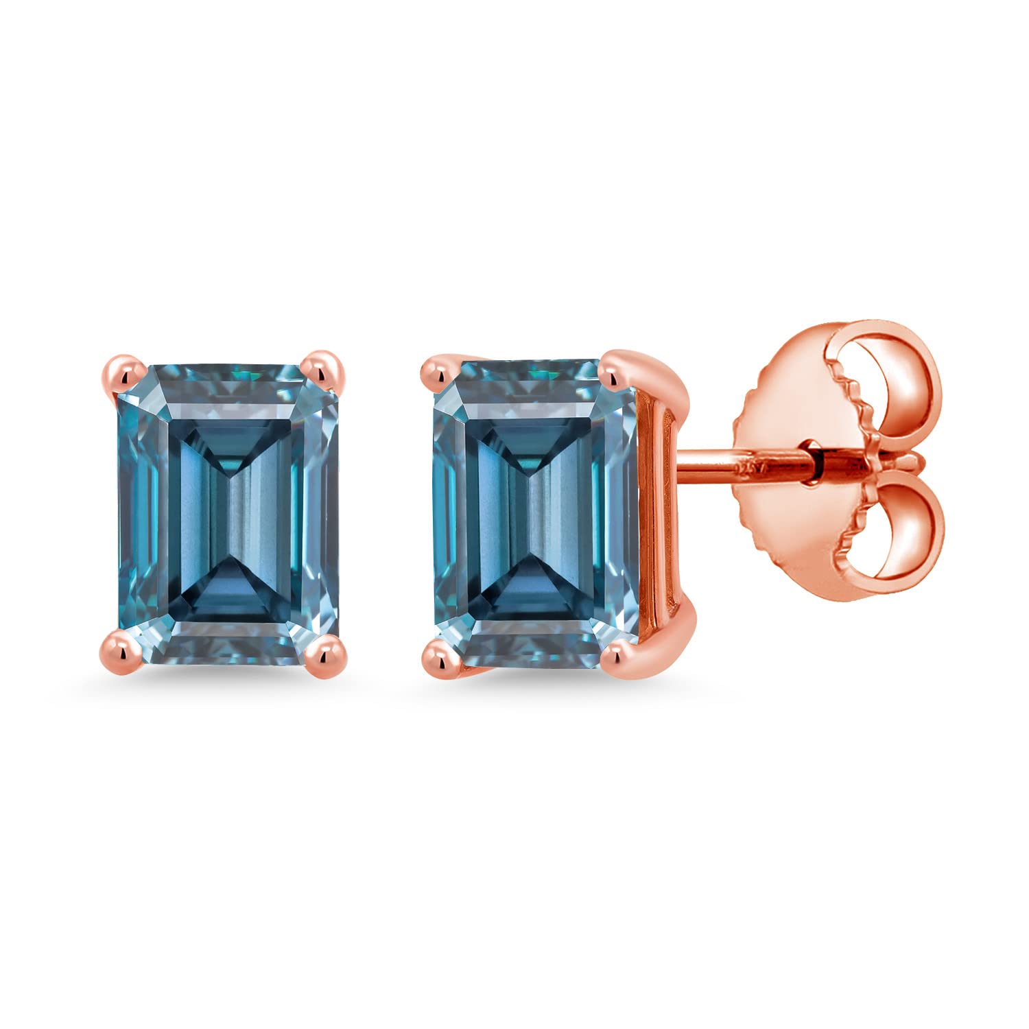 7X5MM Emerald Cut Gemstone Stud Earrings for Women & Men | 925 Sterling Silver Birthstone Jewelry | Fine Gifts for Her, Mom, Wife | Perfect for Birthdays, Anniversaries & Special Occasions