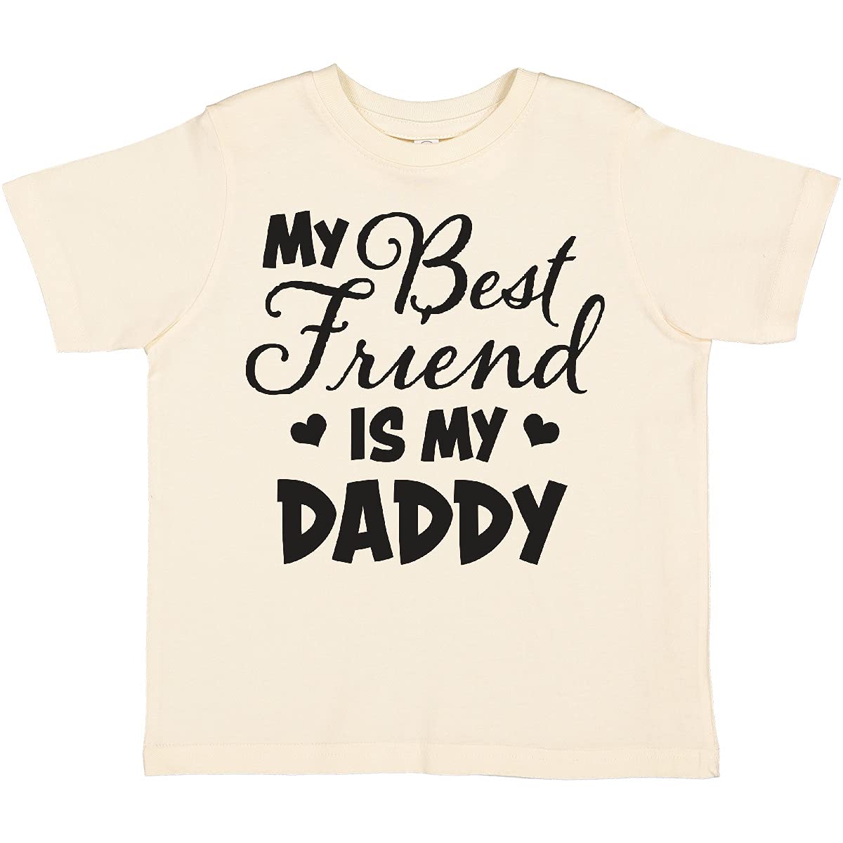 My Best Friend is My Daddy with Hearts Toddler T-Shirt - Perfect for Father's Day, Birthdays, and Family Photos