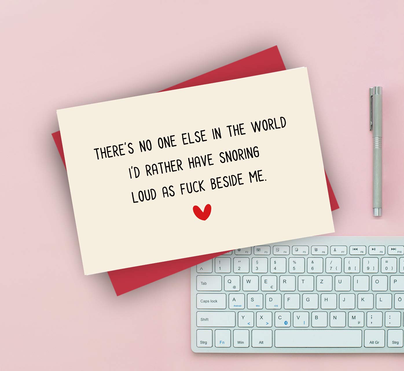 Funny Anniversary & Birthday Card for Husband, Wife, Boyfriend, Girlfriend - Hilarious Snoring Loud AF Greeting Card for Couples | Perfect for Anniversaries, Valentine's Day & Romantic Occasions