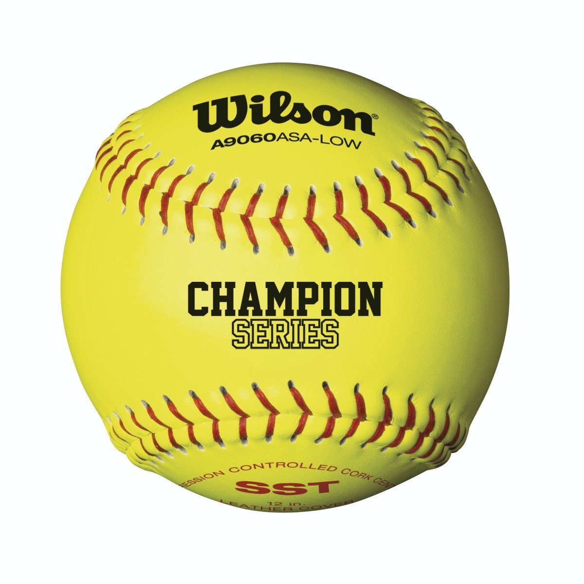 Wilson 11 USA (ASA) Cork Fastpitch Softballs - Official Game Balls (Dozen Pack A9260B) for Competitive Softball Tournaments & Practice Sessions