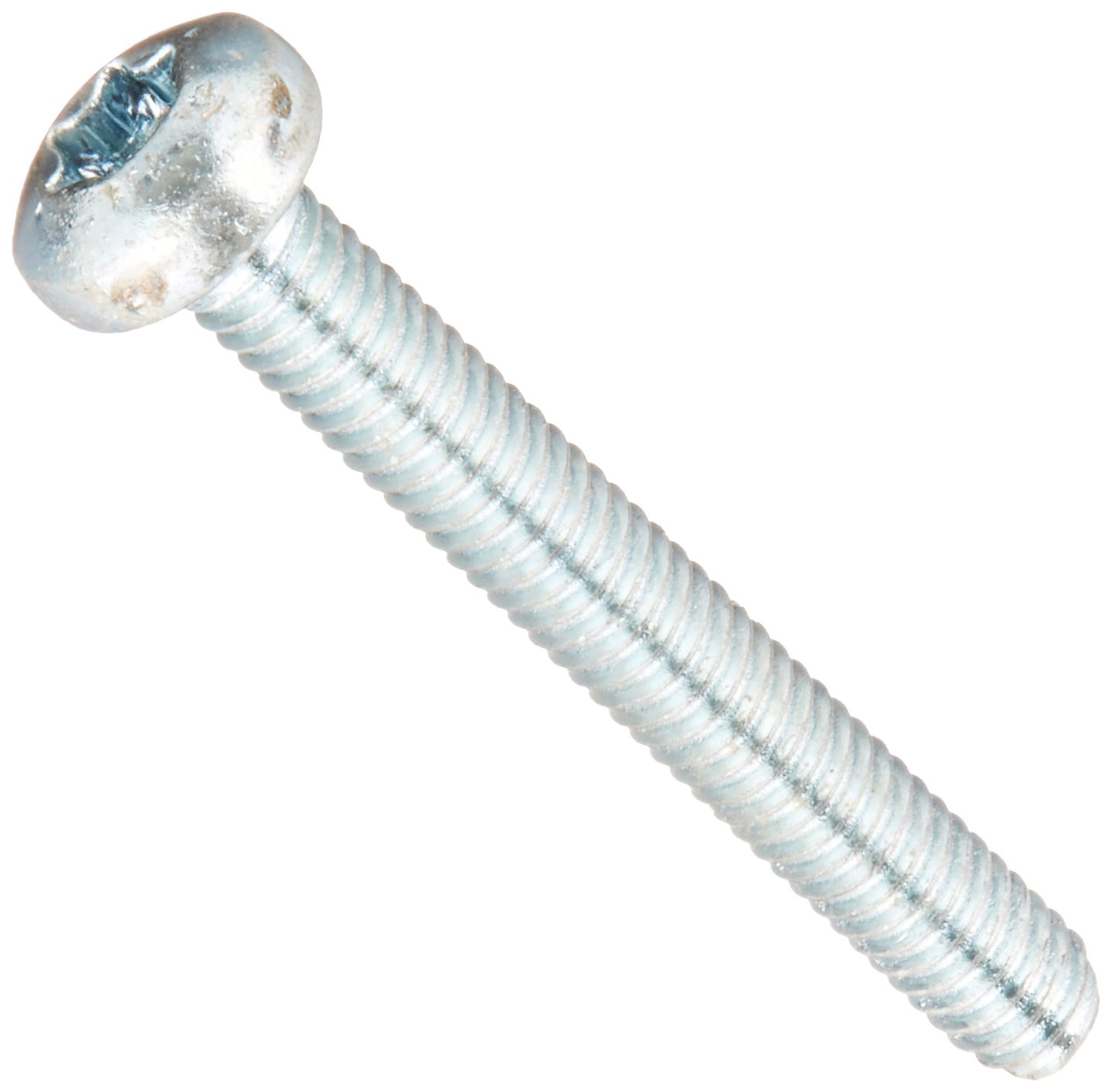 M4-0.7 Steel Thread Rolling Screws - Zinc Plated Pan Head (100pcs) for Metal Fastening