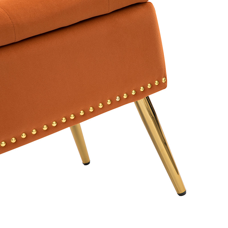 Lenore Upholstered Storage Bench with Cushion Seat - Modern Upholstered Ottoman for Bedroom, Living Room & Entryway - Multi-Functional Storage Furniture for Home Organization