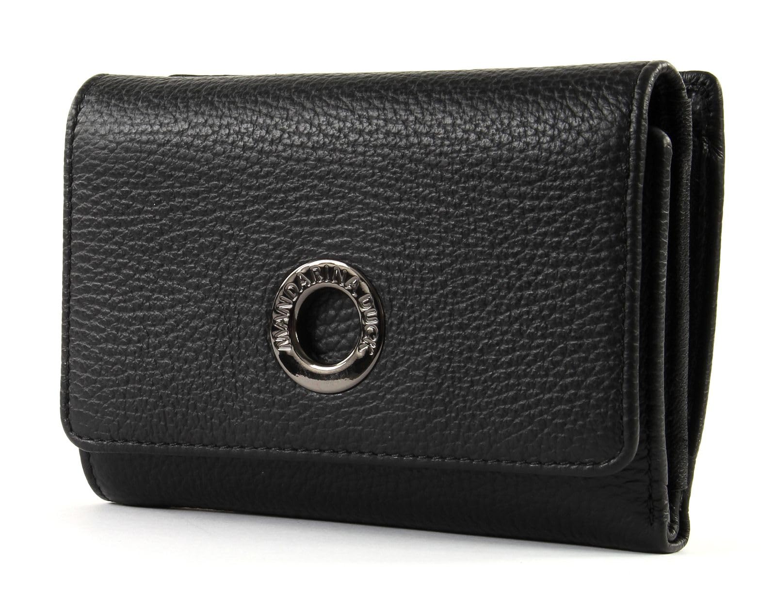 Mandarina Duck Women's Wallet - Stylish Leather Wallet for Women, Black (Nero), 10x21x28.5 cm - Perfect for Everyday Use, Travel & Gift Giving