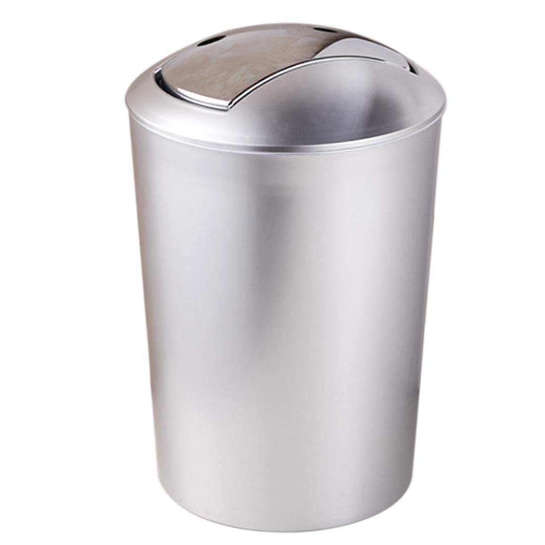 6.5L European Style Trash Can with Lid - Kitchen & Bathroom Garbage Bin for Home, Office & Outdoor Waste Storage | Durable & Stylish Wastebasket for Kitchen Counter, Under Sink & Patio Use