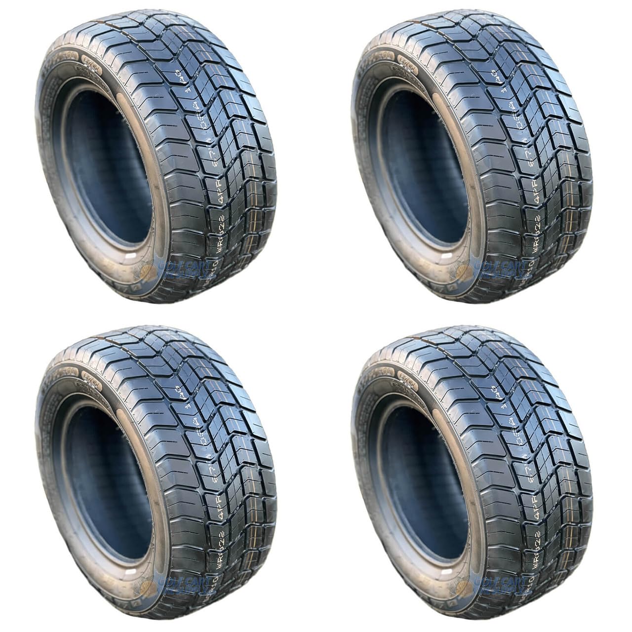 205/50R10 TREX StreetGlide Radial Golf Cart Tires - DOT Approved Steel Belted All-Weather Tires (Set of 2) for Golf Carts, Utility Vehicles & Neighborhood Electric Vehicles