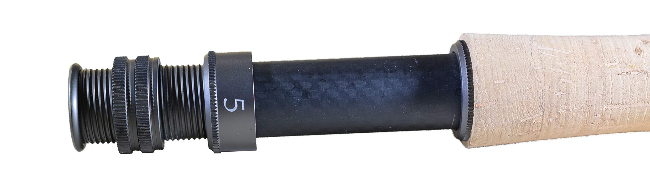 San Juan 5wt 9' 4-Piece Fly Fishing Rod with Protective Case - Fast Action for Trout & Bass Fishing in Rivers & Lakes