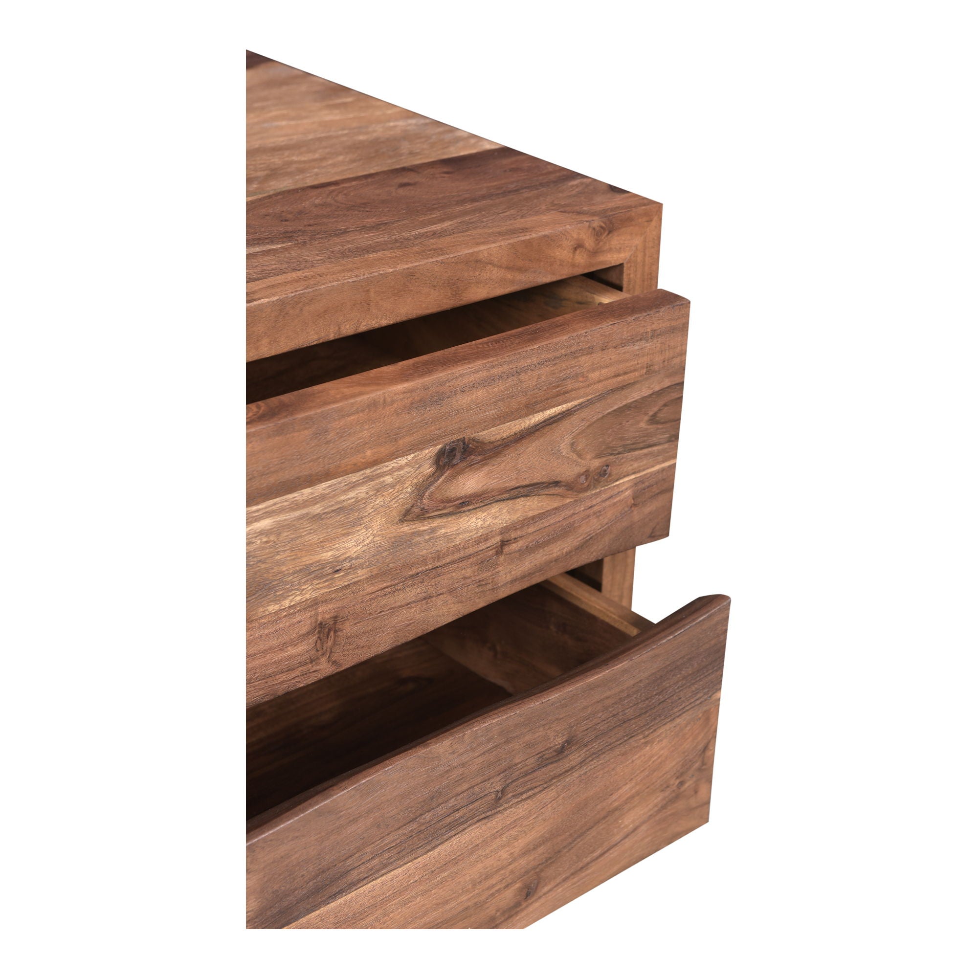 Rustic Nightstand with Natural Wood Stain - Perfect for Bedroom, Living Room, or Home Office Decor