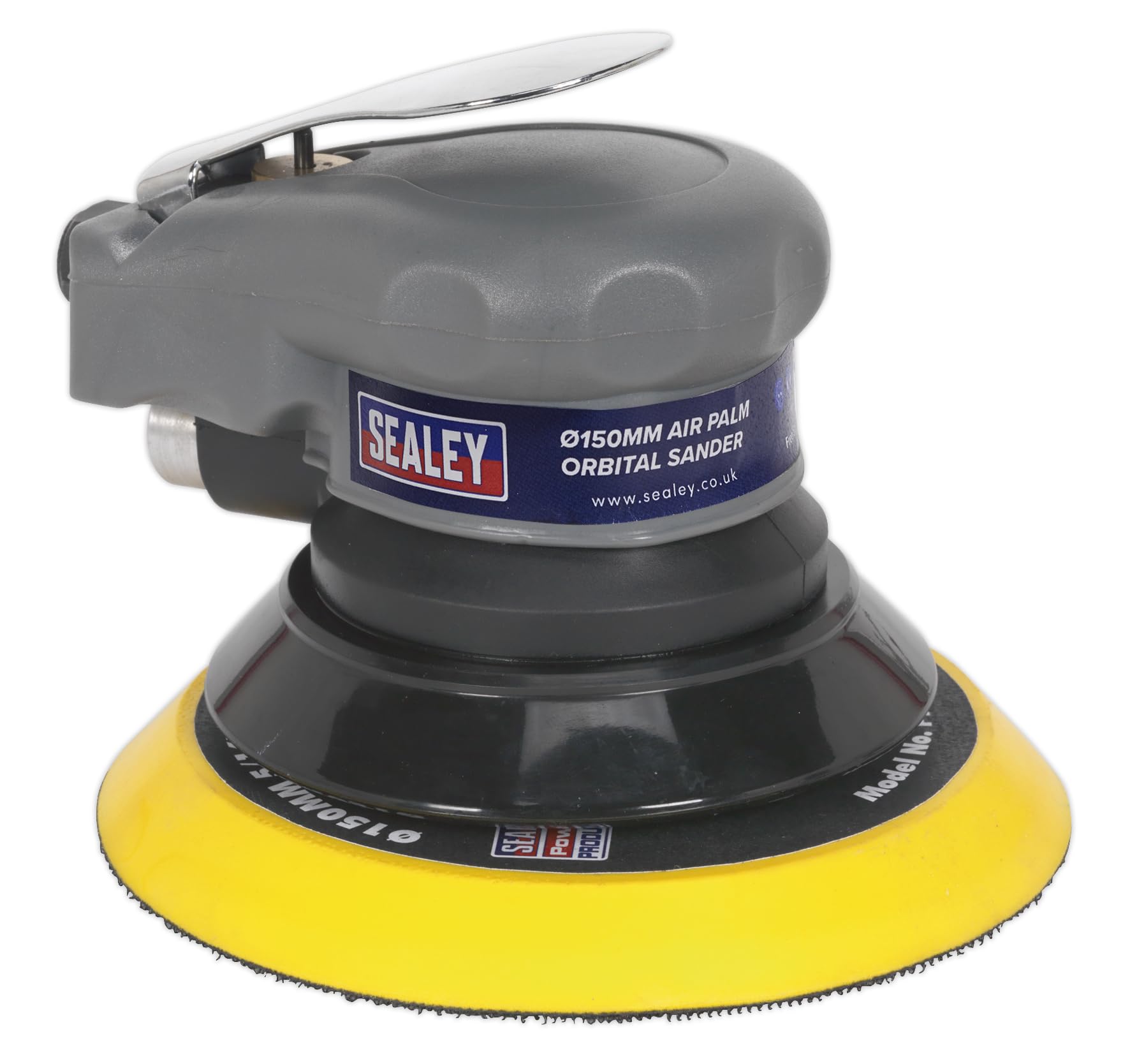 Sealey SA08 150mm Air Palm Orbital Sander - Professional Pneumatic Sanding Tool for Woodworking, Auto Body Repair & DIY Projects | Perfect for Smoothing Surfaces & Paint Prep