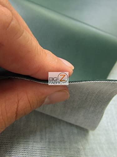 Premium Solid Soft Faux Leather Vinyl Fabric by The Yard - DIY Upholstery, Fashion Accessories, Home Decor & Clothing Material (Baby Blue) - Perfect for Handbags, Jackets, Pillows & Craft Projects