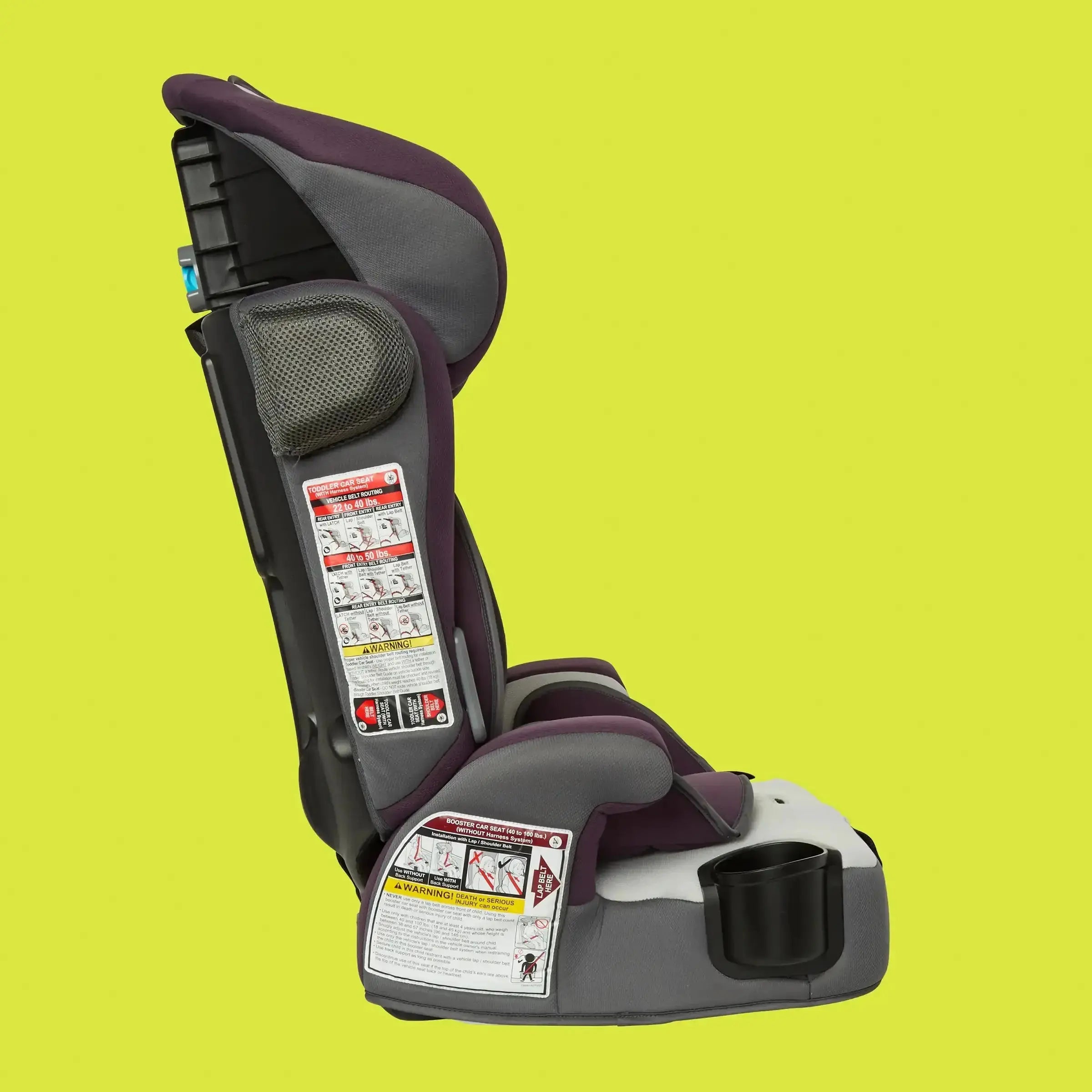 Hybrid™ SI 3-in-1 Convertible Booster Car Seat with Side Impact Protection - Safe for Infants, Toddlers & Big Kids | Perfect for Travel, School & Family Road Trips