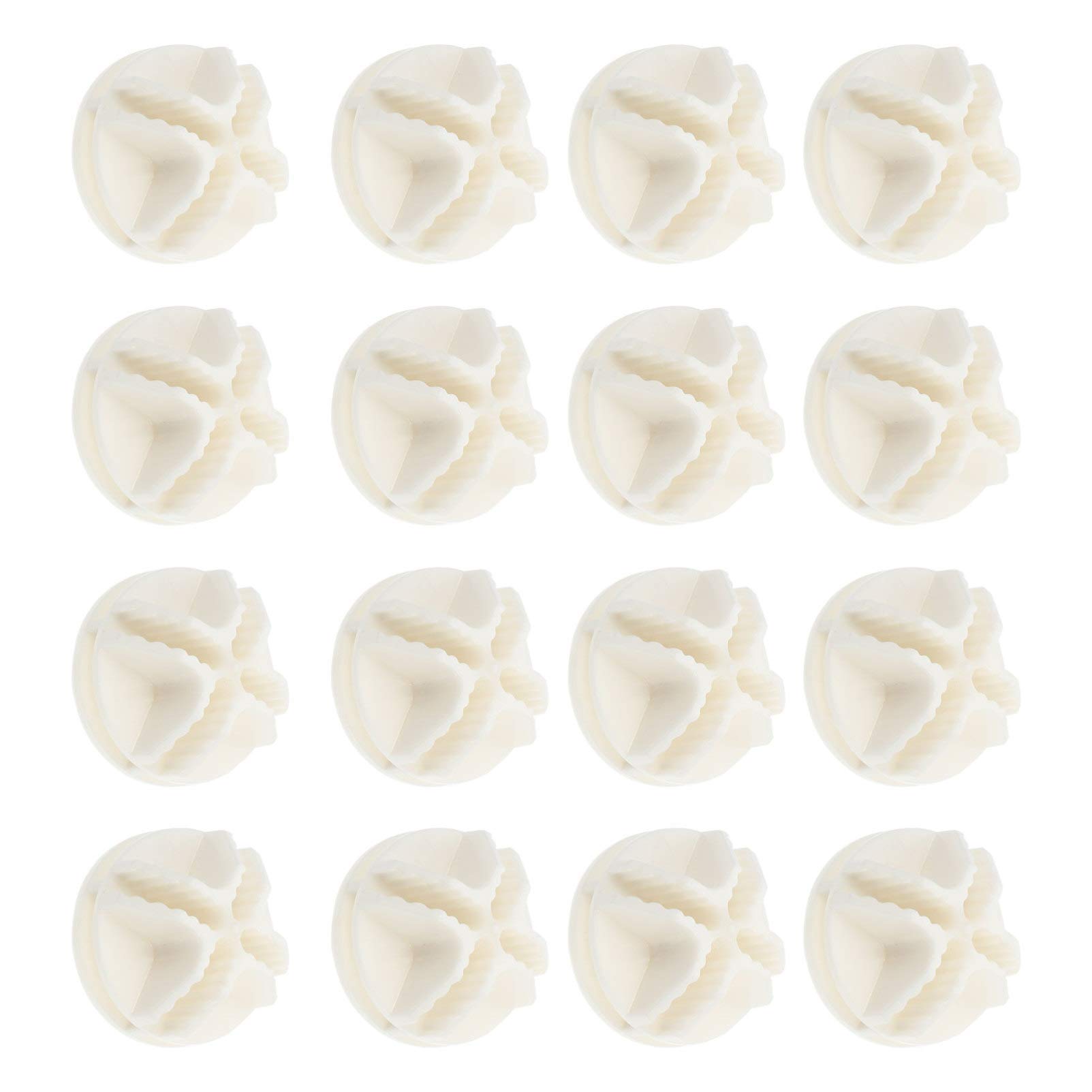 20-Pack White Wire Cube Plastic Connectors for Modular Storage Shelves - DIY Closet Organizer, Wire Shelving Clips - Perfect for Bedroom, Garage & Pantry Organization