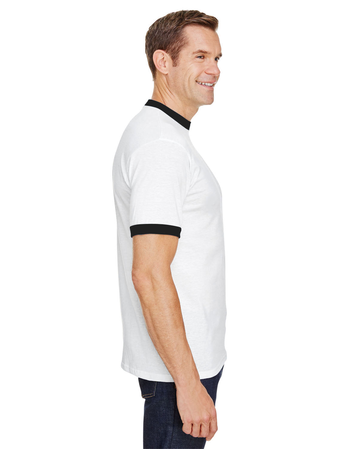 Augusta Sportswear 710 Adult Ringer T-Shirt - Comfortable Cotton Blend Tee for Men & Women - Perfect for Casual Wear, Sports & Team Uniforms