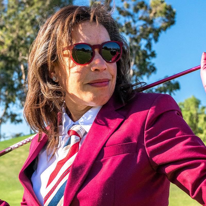 Goodr I'm Wearing Burgundy? Polarized Sunglasses for Men & Women - UV Protection, Lightweight & Stylish for Running, Cycling, Driving & Outdoor Activities