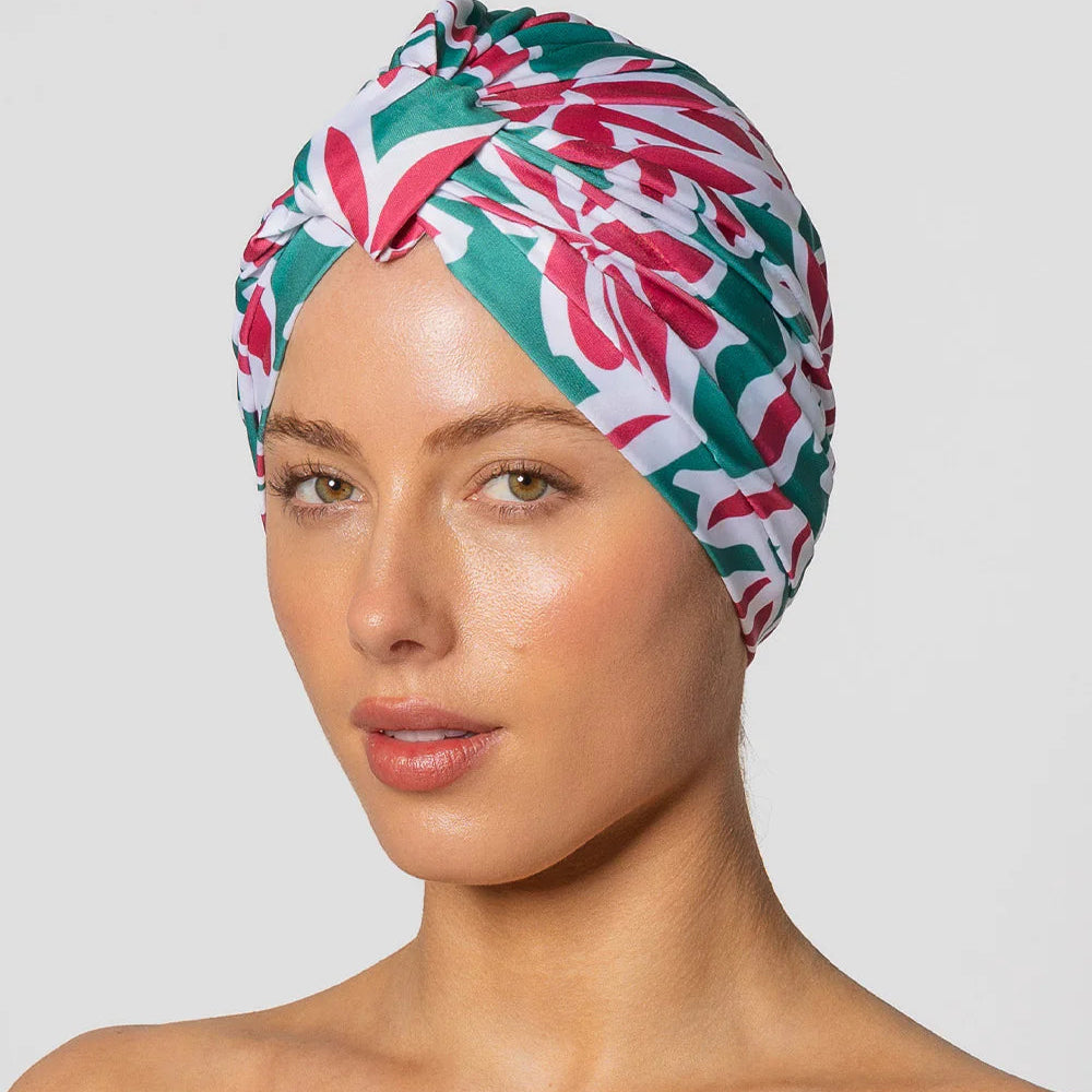 Louvelle Waterproof Shower Caps for Women & Men - Extra Large Bath Cap with Elastic Band for Hair Protection - Perfect for Swimming, Spa, and Travel