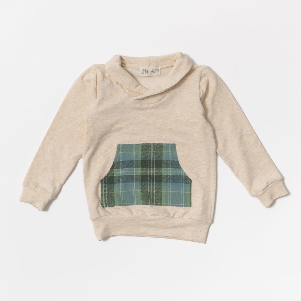 Bamboo Shawl Collar Sweatshirt - Eco-Friendly Flax Laurel Pullover for Men & Women | Casual Loungewear, Yoga, and Relaxation at Home