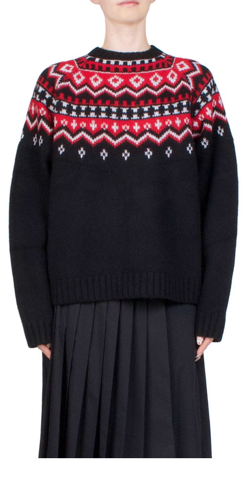 Fair Isle Sweater for Women - Cozy Nordic Knit Pullover with Classic Snowflake Pattern | Perfect for Winter Holidays, Christmas Gifts & Casual Outfits
