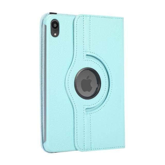 360° Rotating Smart Leather Case for iPad Mini 6 - Protective Cover with Stand for Work, Study & Entertainment