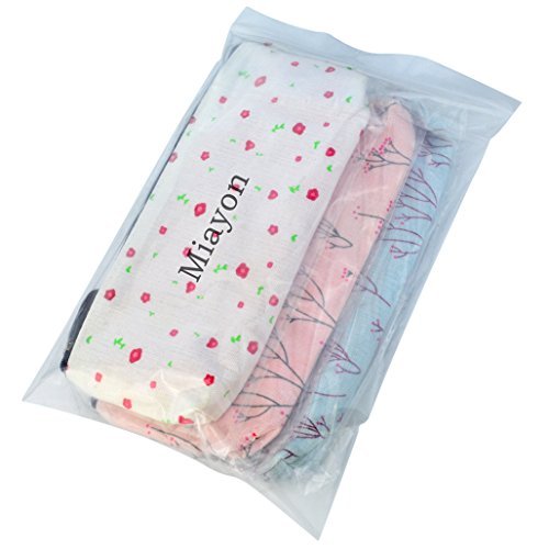 Miayon Floral Pencil Case & Cosmetic Bag Set of 3 - Vintage Countryside Design for School, Office & Travel Organization