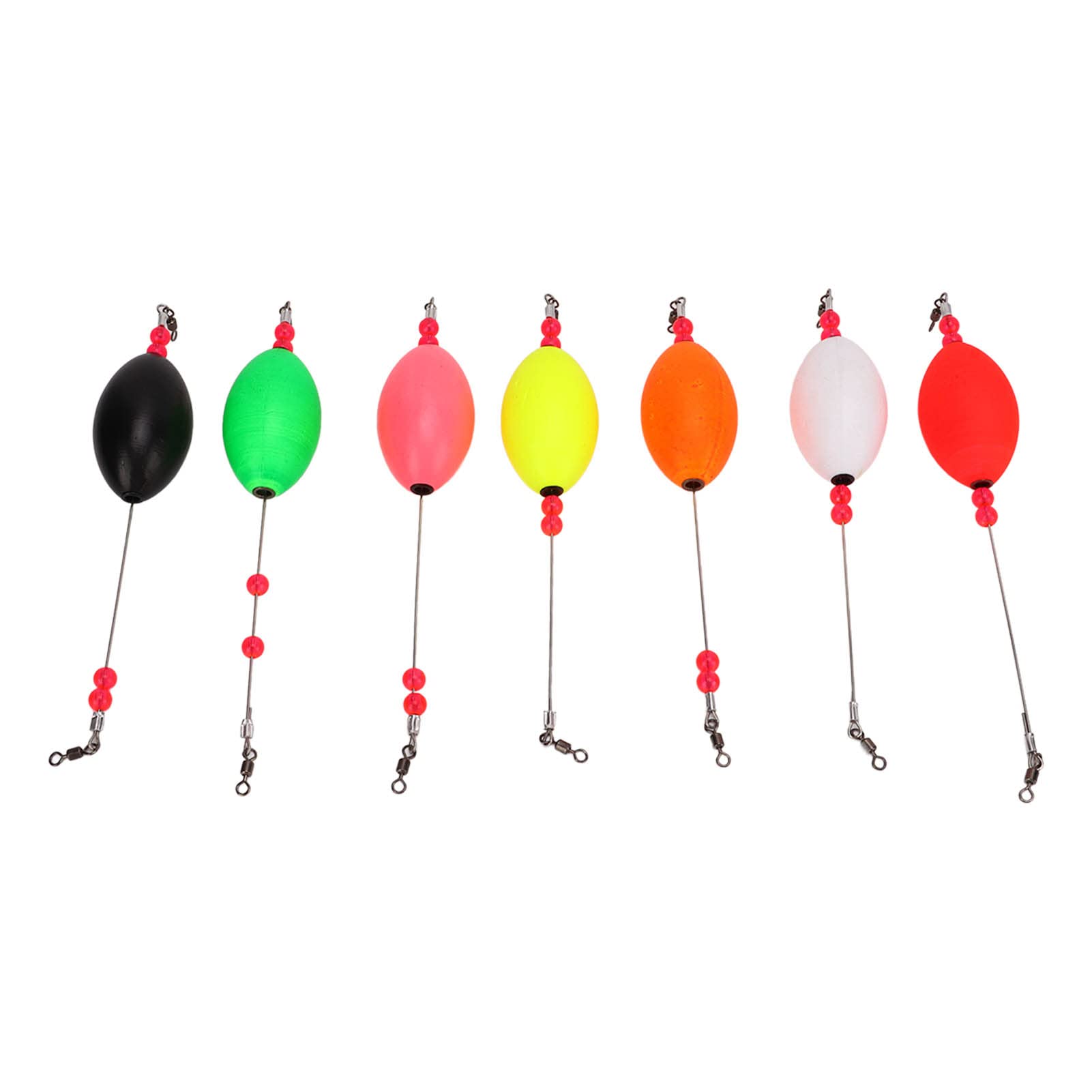 **SUNGOOYUE 7Pcs Sensitive Lightweight Fishing Floats - Bright Color Anti-Collision Bobbers for Long Distance Sea Fishing - Perfect for Saltwater, Freshwater, and Surf Fishing**