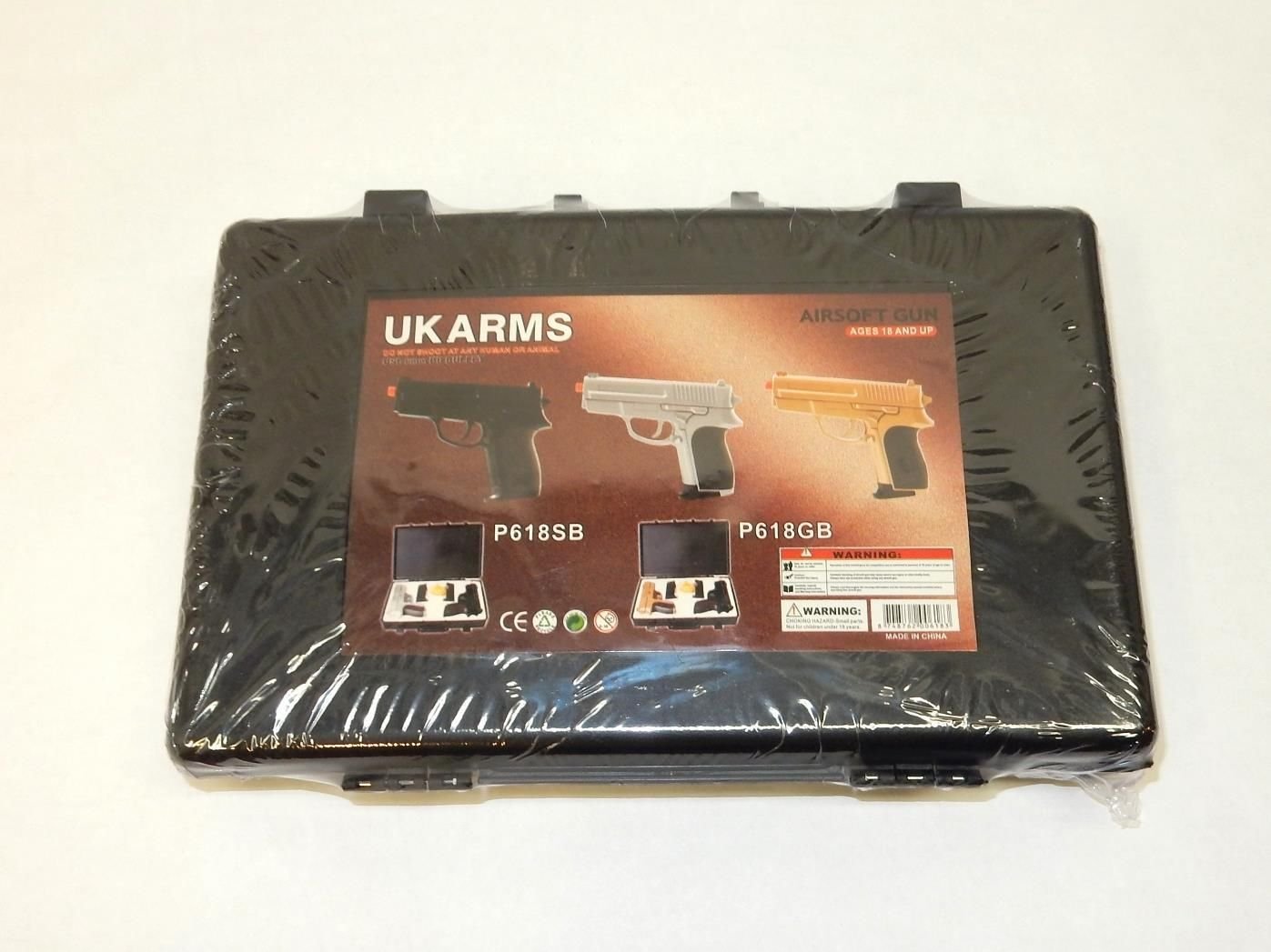 ARMS P.618 Airsoft Pistol Dueling Kit with 2 Pistols & 1000 BBs - Perfect for Target Practice, Backyard Battles & Airsoft Competitions