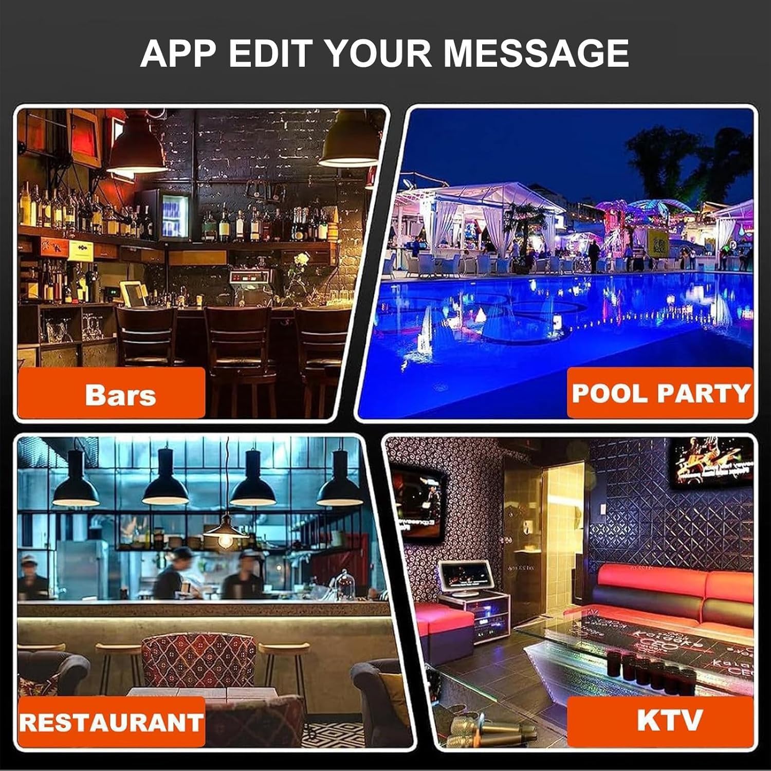 Premium Bottle Presenter for Nightclubs - VIP Bottle Service Sign with LED Lights | Custom Club Signs for Bottle Service (Letters & Numbers) | Perfect for VIP Tables, Celebrations & Exclusive Events | Fast US Shipping