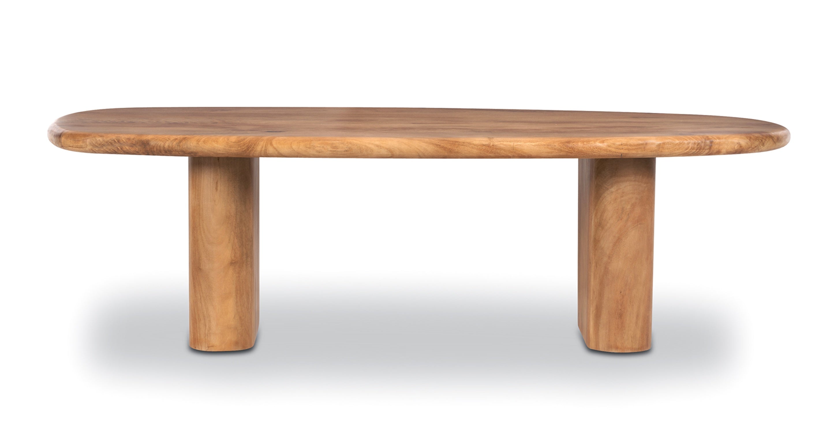 Modern Round Coffee Table - Solid Wood Living Room Furniture for Home Decor | Perfect for Small Spaces, Apartments & Cozy Living Rooms