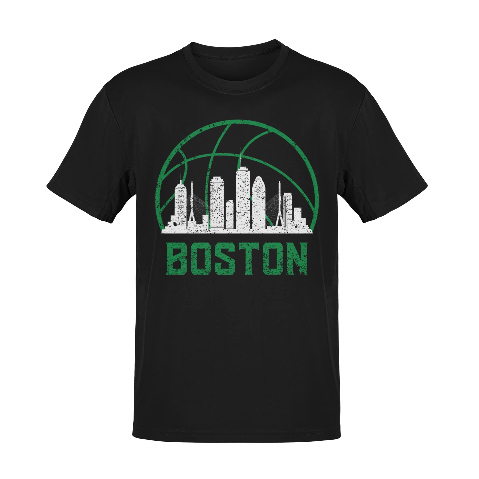 Boston Celtics Vintage Skyline Basketball Jersey - Retro Beantown Style Classic Dri-Power Unisex Adult Shirt - Made in USA - Perfect for NBA Games, Fan Events & Streetwear Fashion