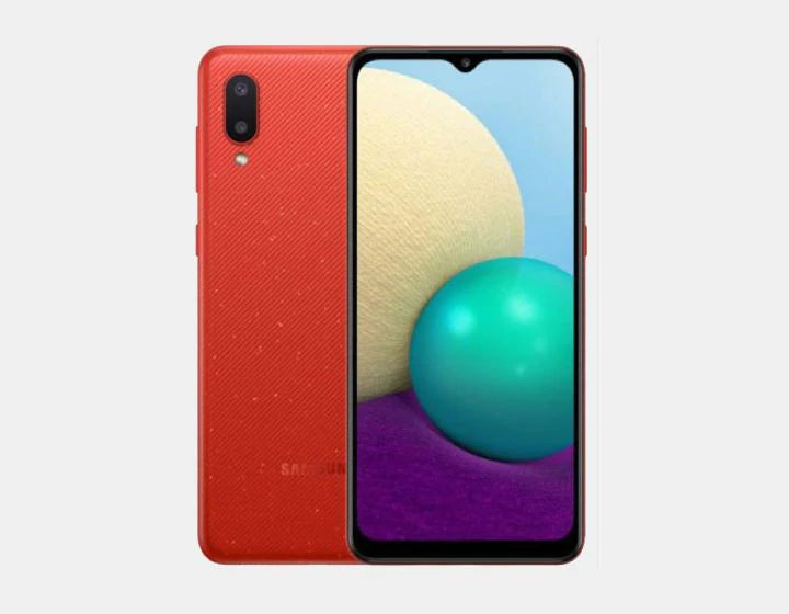 Samsung Galaxy A02 A022F/DS 32GB 3GB RAM Dual SIM LTE GSM Unlocked Smartphone (Red) - Perfect for Travel, Business & Everyday Use