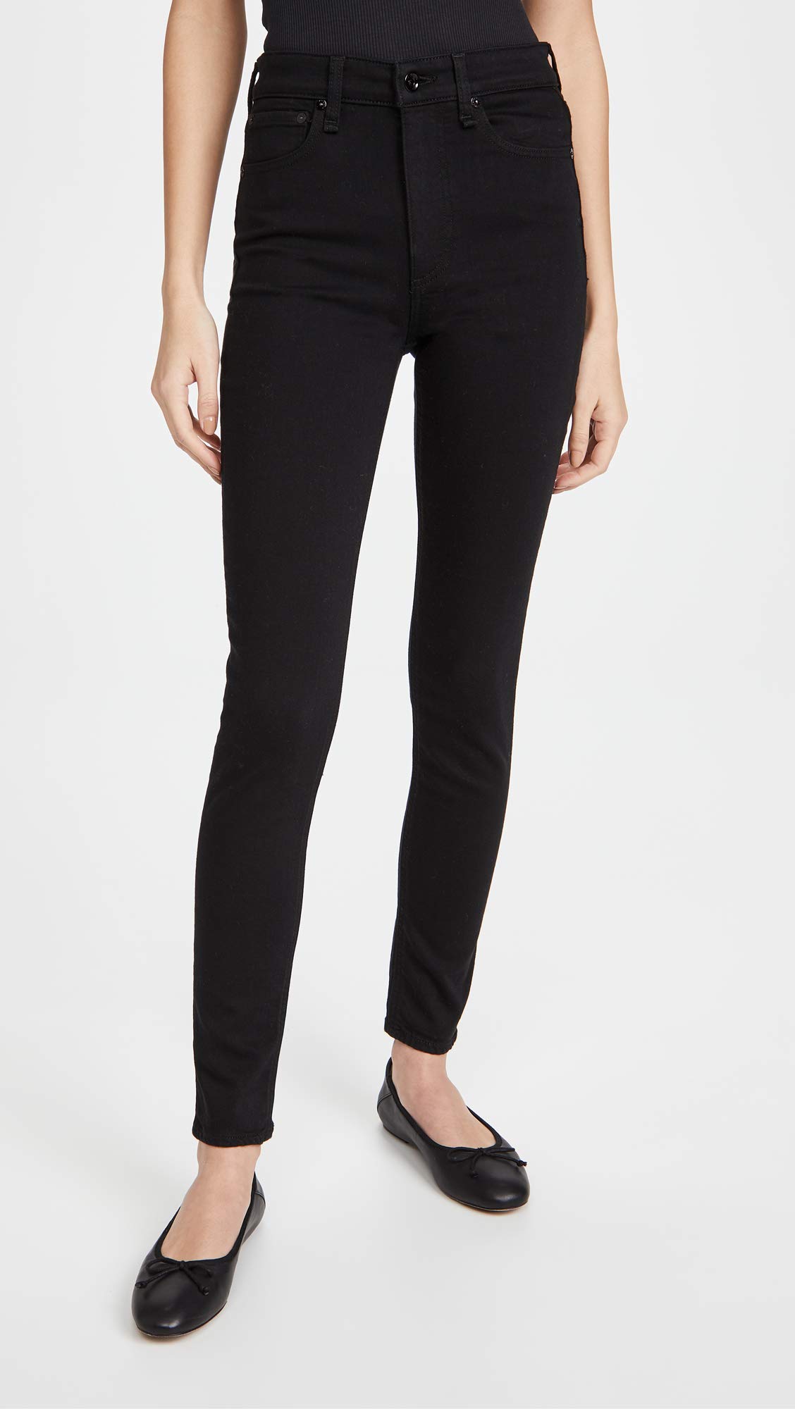 Rag & Bone Women's Nina High Rise Skinny Jeans - Stretch Denim Pants for Everyday Wear & Night Out