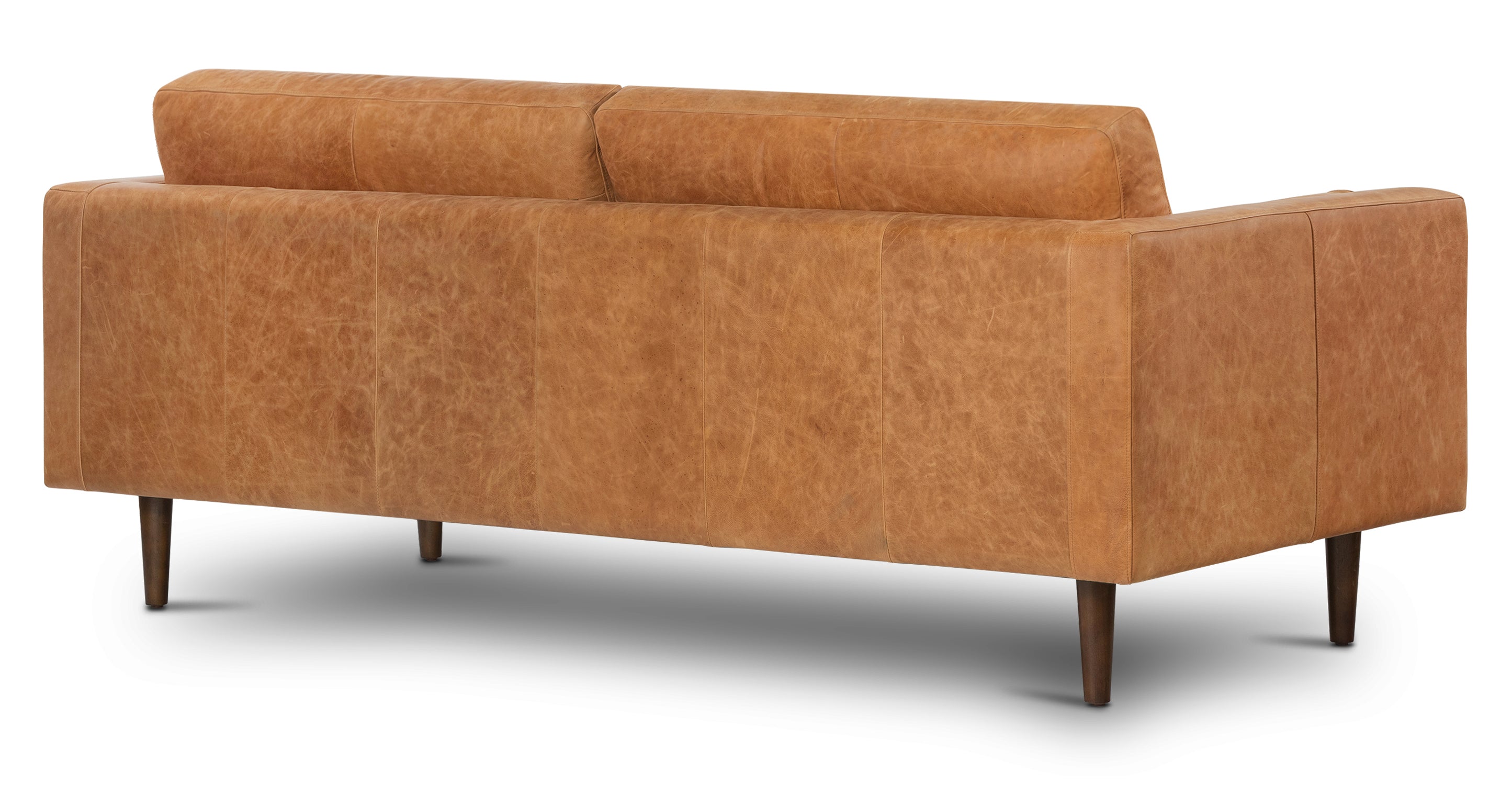 Premium Napa Leather Sofa - Modern Luxury Living Room Furniture for Home & Office - Perfect for Relaxing, Entertaining & Stylish Decor