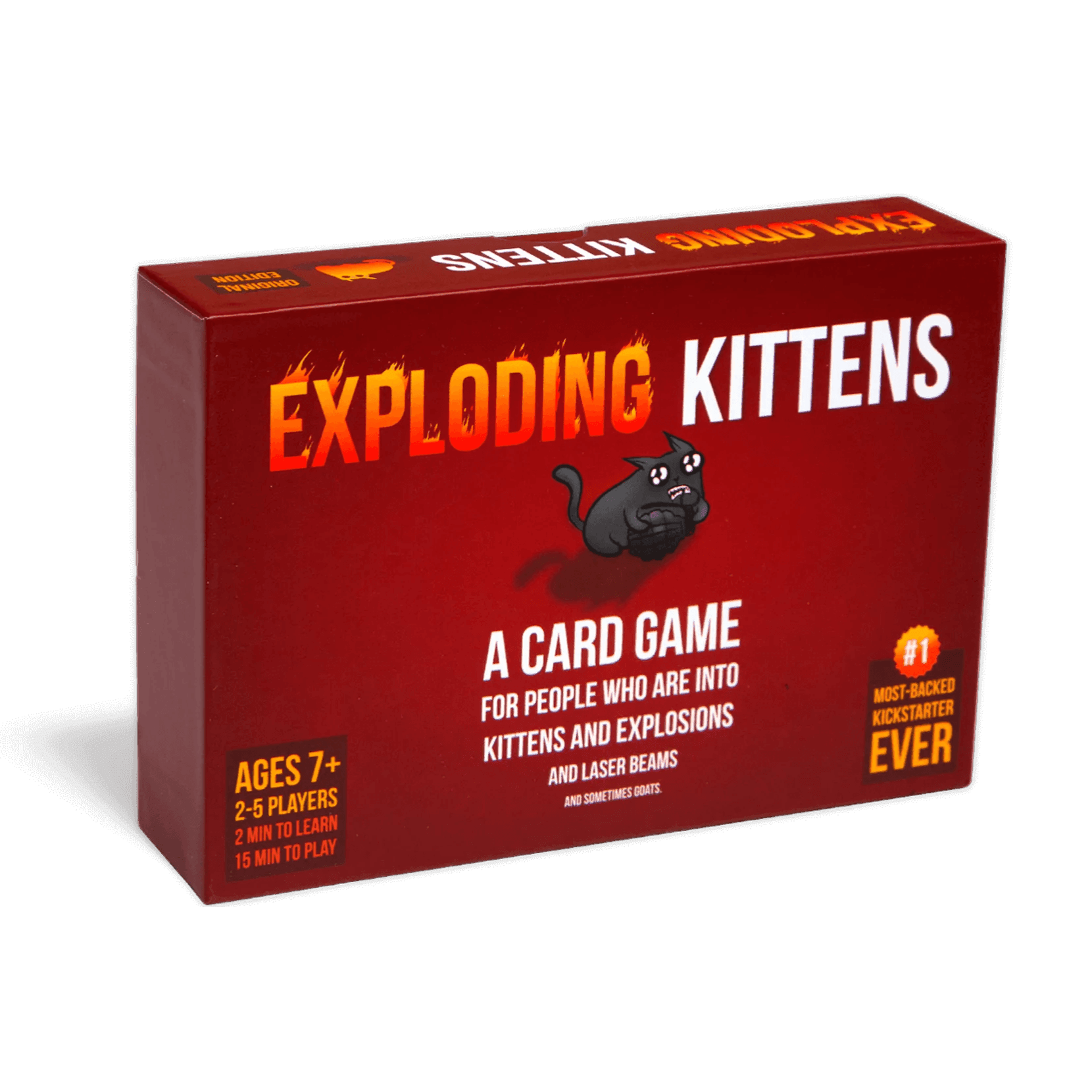 Exploding Kittens Card Game - Fun Family Party Game for Adults & Kids - Perfect for Game Nights, Travel & Gifts