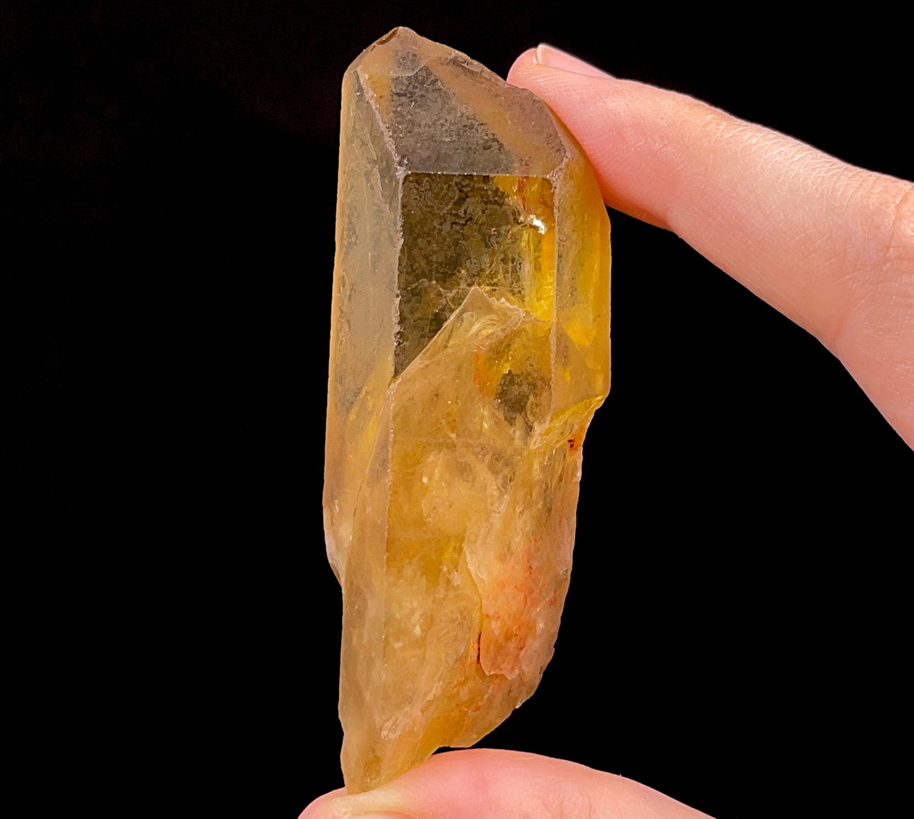 Natural Citrine Raw Crystal Point - November Birthstone, Healing Stone, Home & Office Decor, Feng Shui, Meditation & Energy Healing - Perfect for Gifts, Jewelry Making & Spiritual Practices