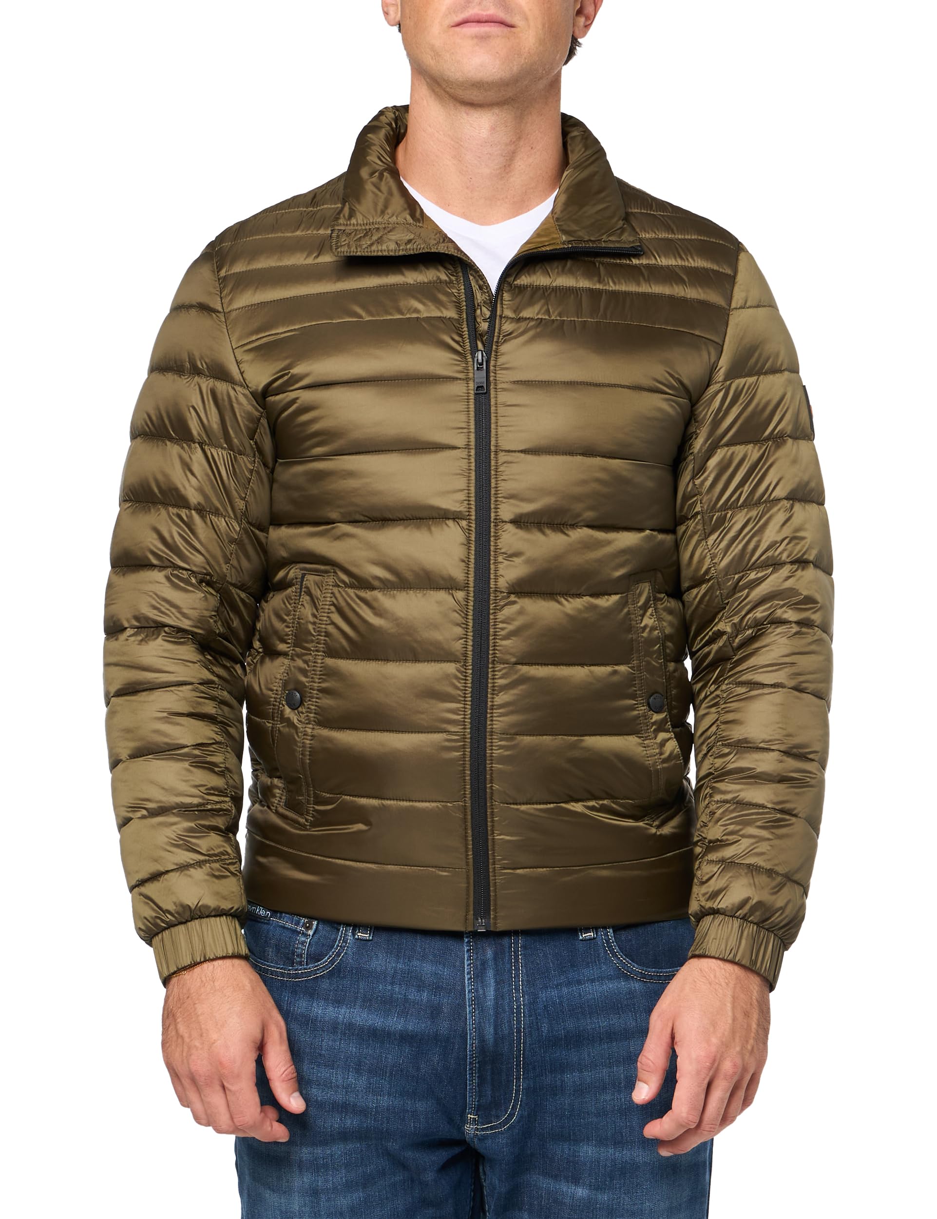 BOSS Men's Lightweight Soft Shell Puffer Jacket - Waterproof Winter Coat for Outdoor Activities, Hiking & Casual Wear