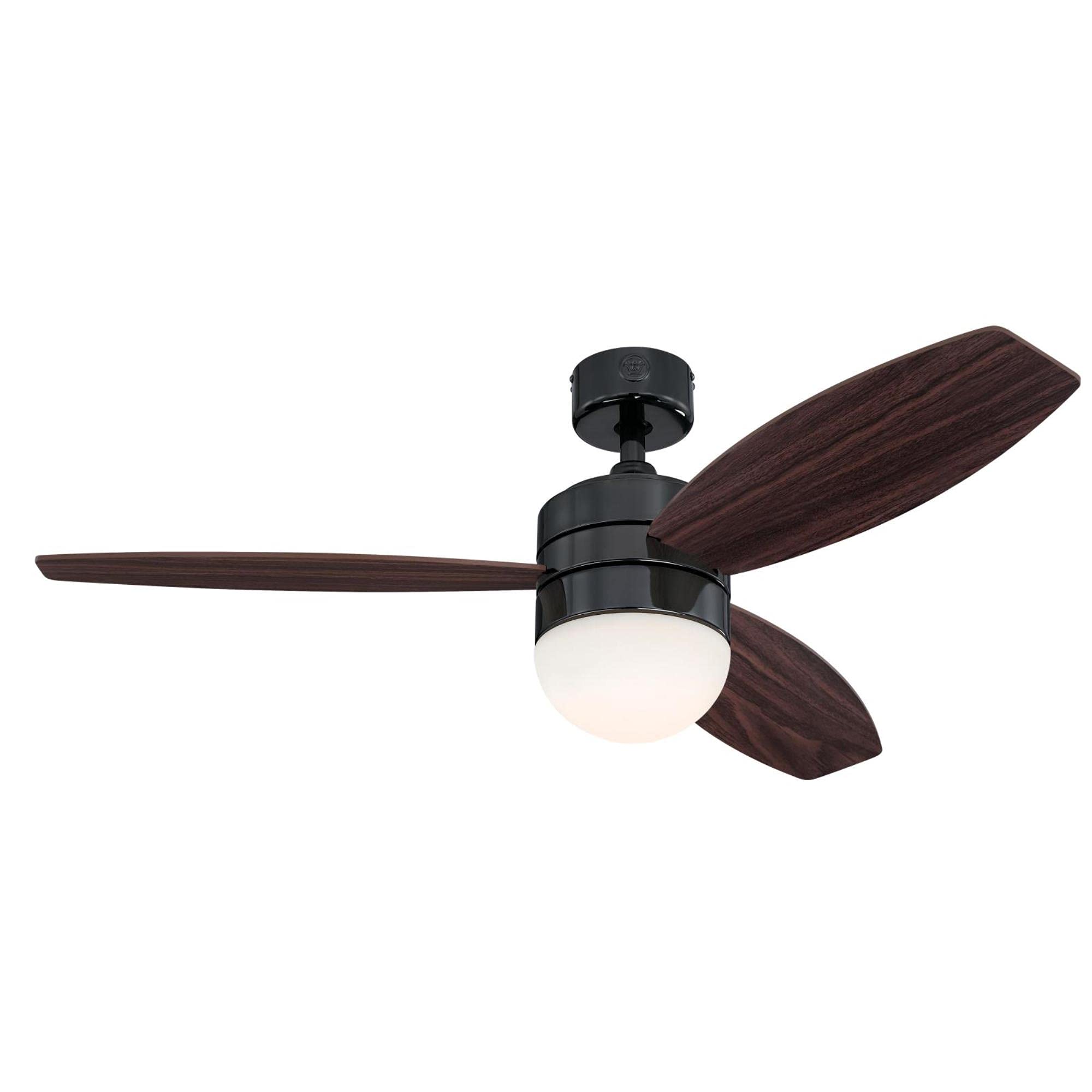 Westinghouse 7305200 Drake 48-Inch Indoor Ceiling Fan with Light Kit, Gun Metal Finish - Perfect for Living Room, Bedroom, and Office Cooling