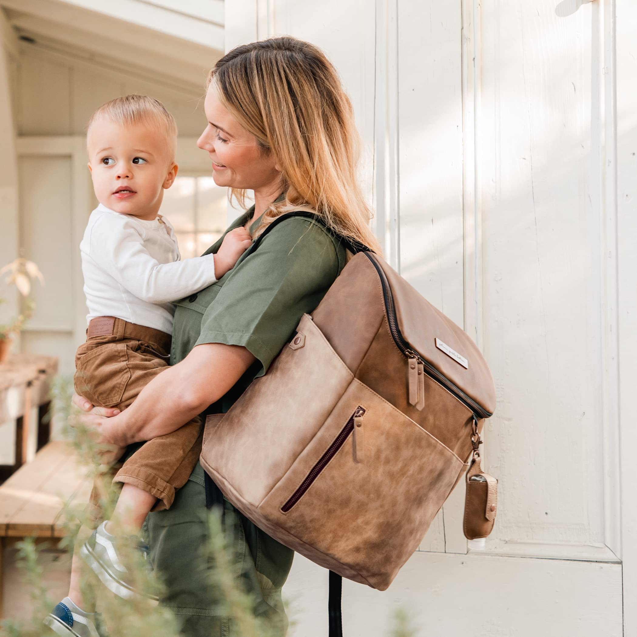 Petunia Pickle Bottom Tempo Backpack - Stylish & Functional Diaper Bag for Moms | Perfect for Travel, Daycare & Everyday Use