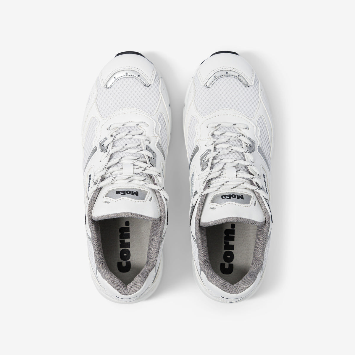 MoEa GEN8 White Corn Sneakers - Stylish & Comfortable Running Shoes for Men & Women - Perfect for Jogging, Gym Workouts & Casual Wear